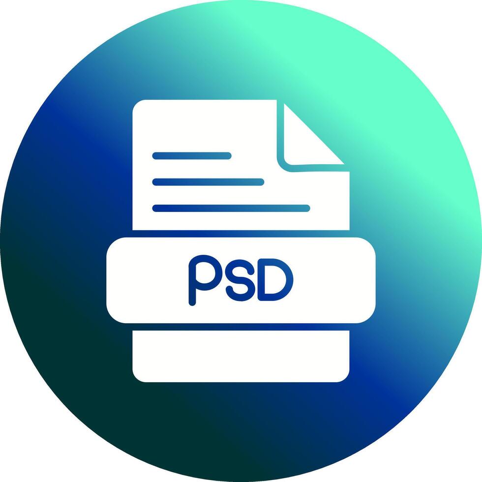PSD-Vektorsymbol vektor