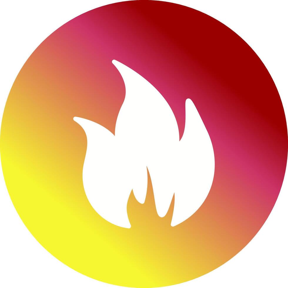 Symbol für Flammenvektor vektor