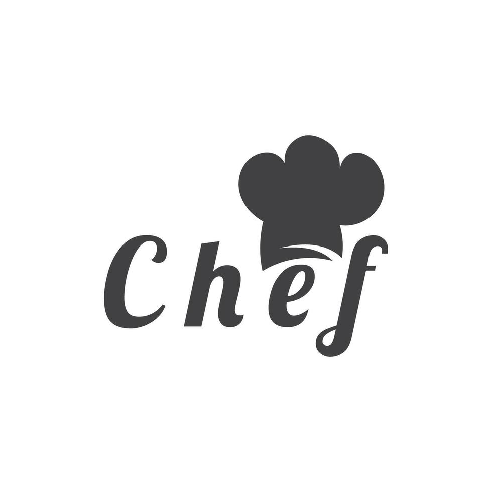 kock logotyp kock hatt matlagning och catering logotyp Vektor design