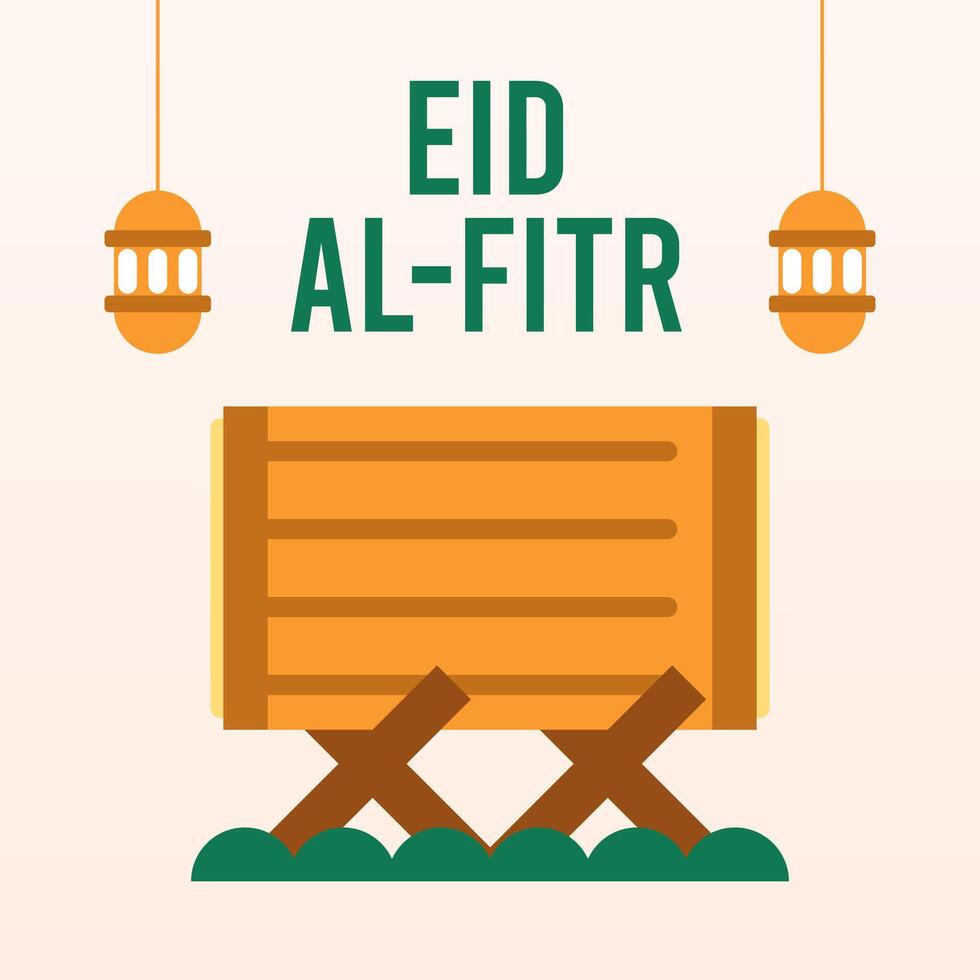 eben eid al-fitr Illustration Hintergrund vektor