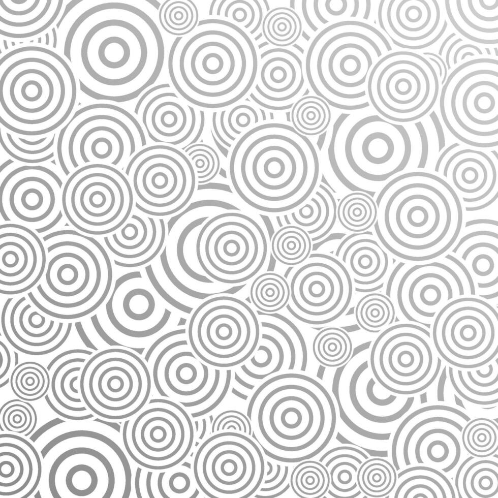 grå abstrakt mönster design med ringar vektor