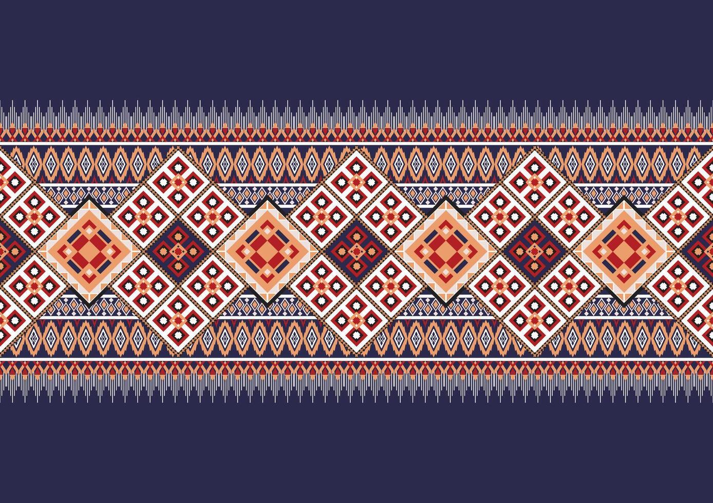 orientalisk etnisk sömlös mönster traditionell bakgrund design för matta, tapet, Kläder, omslag, batik, tyg, vektor illustration broderi stil.