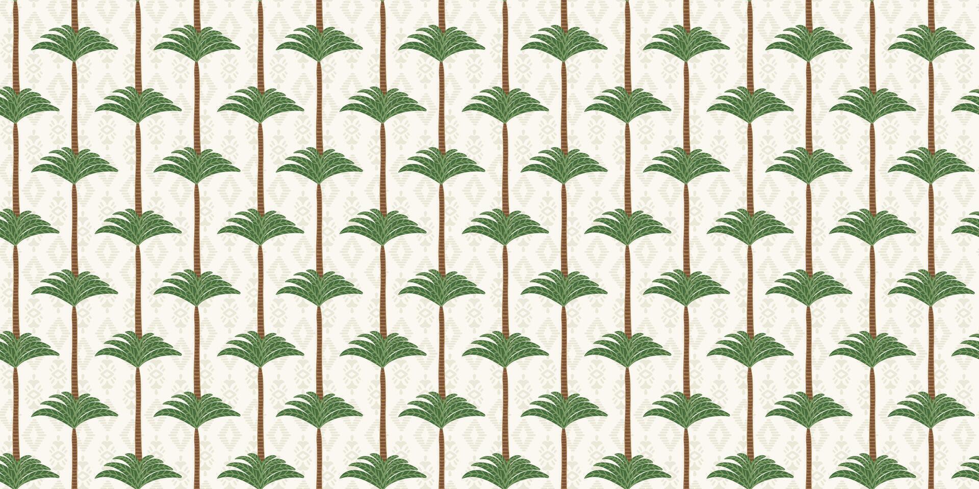 ethnisch tropisch nahtlos Muster mit Palmen. modern abstrakt Design zum Papier, Abdeckung, Stoff, Innere Dekor und andere verwenden vektor