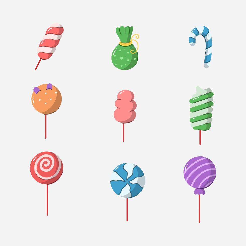 Süßigkeiten Hand gezeichnet Vektor Illustration