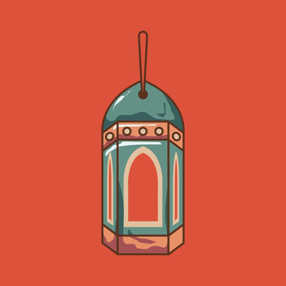 islamisch Ramadan hängend Laterne Element Vektor Grafik Illustration. geeignet zum islamisch nuanciert Design Bedürfnisse