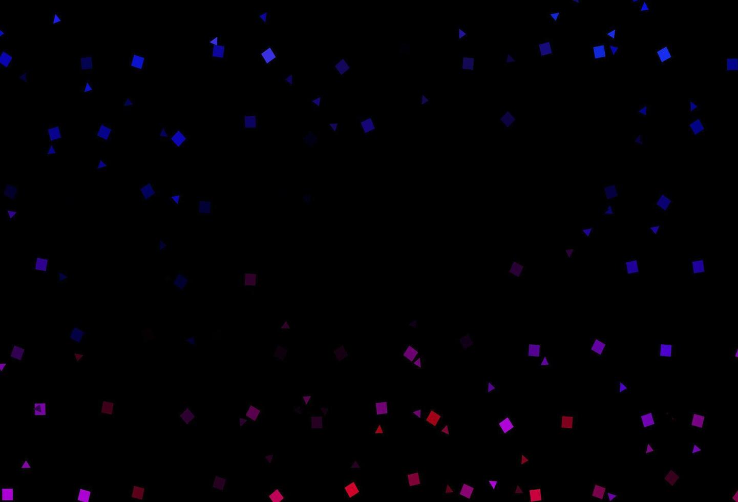 dunkelrosa, blaues Vektormuster im polygonalen Stil mit Kreisen. vektor
