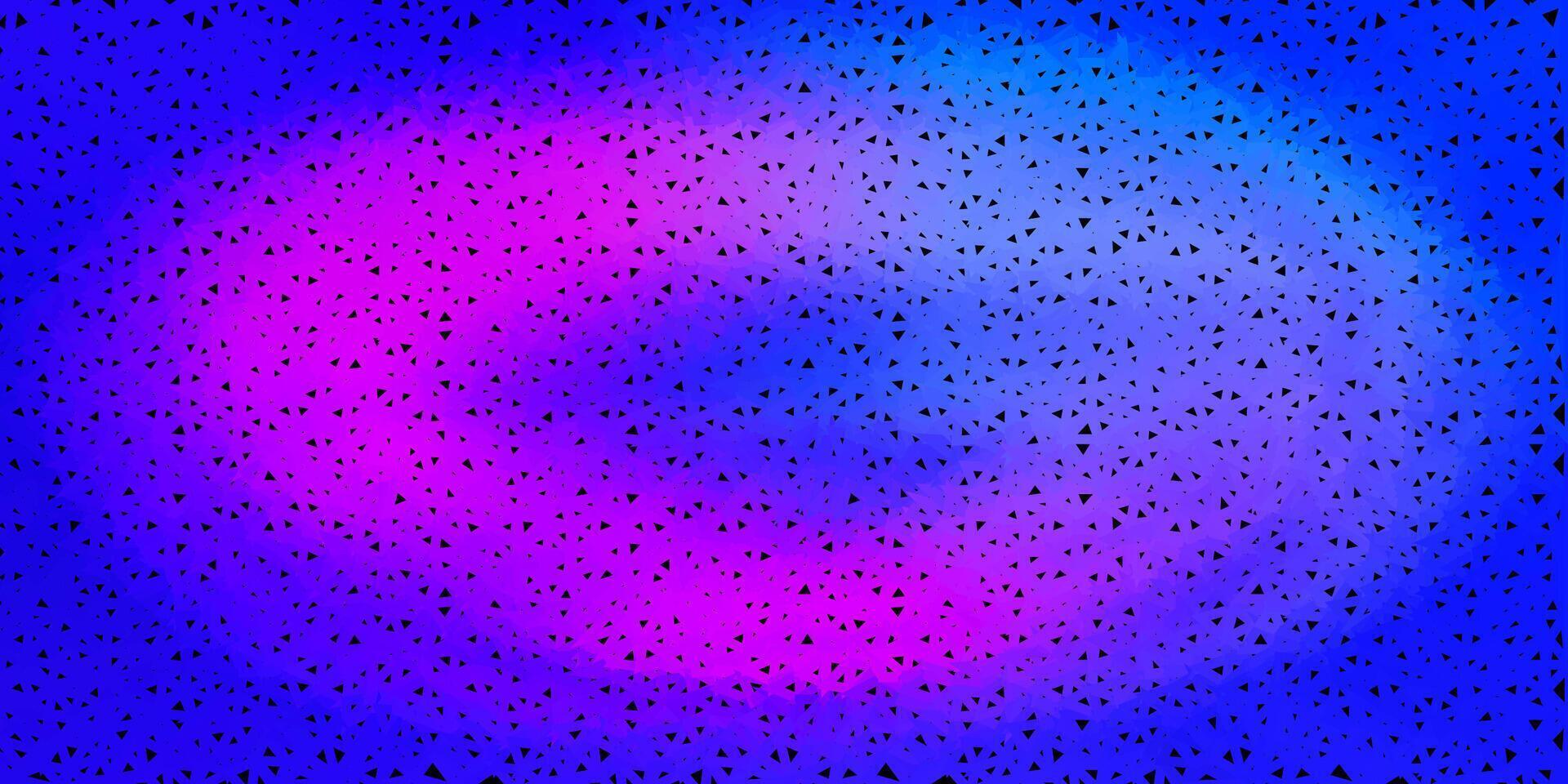 hellblauer, roter Vektor polygonaler Hintergrund.