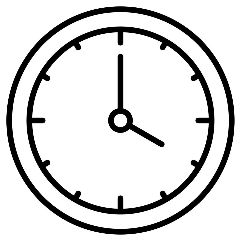 Uhren Symbol Vektor Illustration