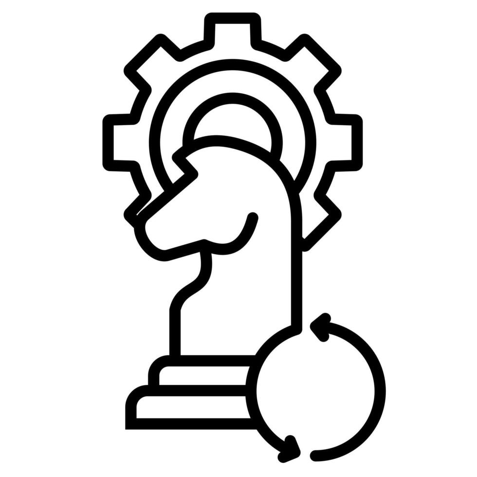 Wiederherstellung Strategie Symbol Vektor Illustration