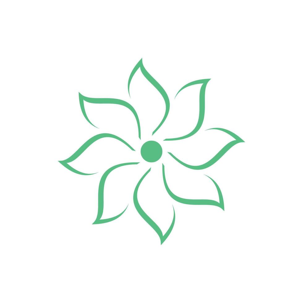 grön blad logotyp vektor element symbol mall