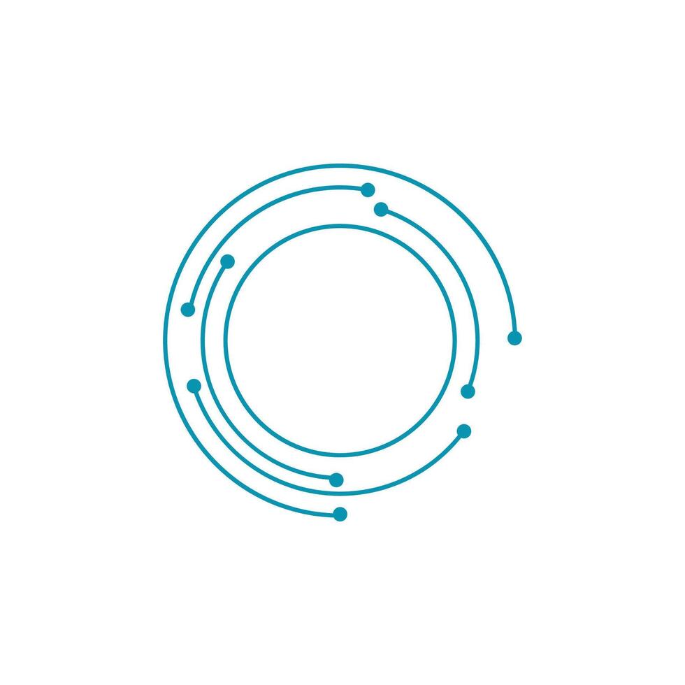 Schaltkreis Logo Vektor Element Symbol und Design