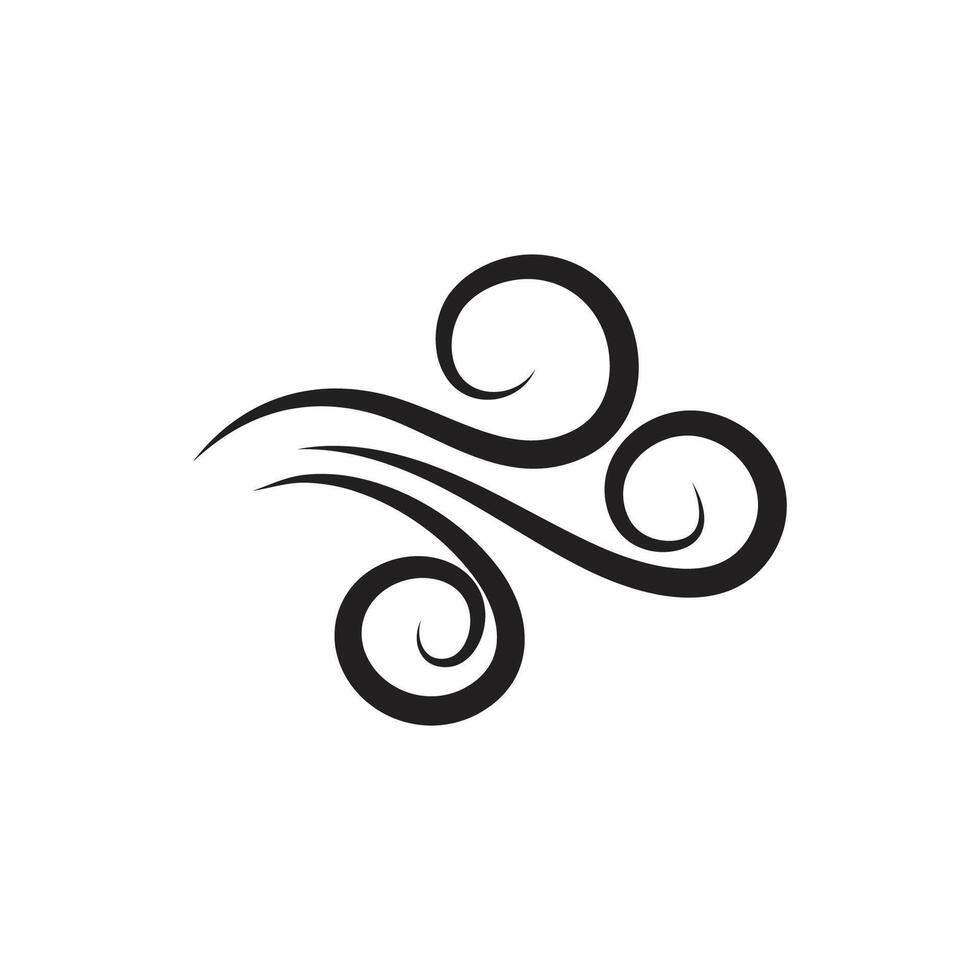 Wind Logo Vektor Symbol Design