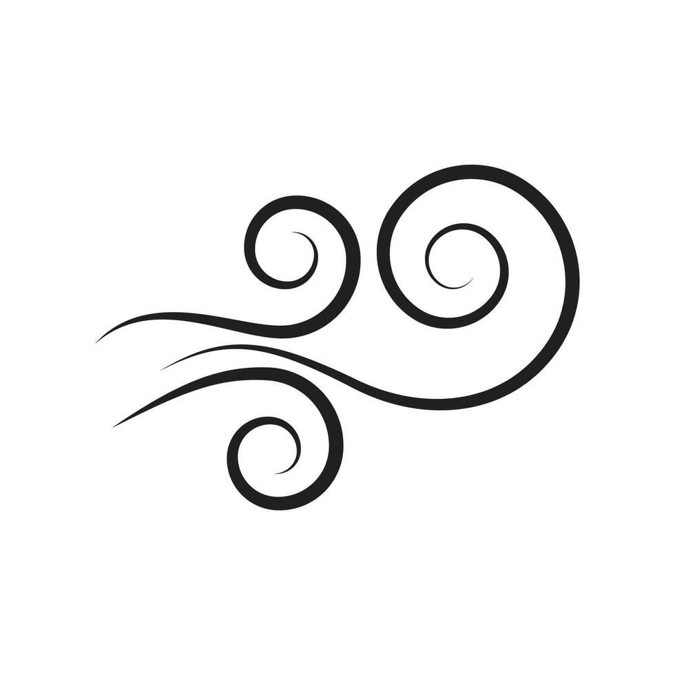 Wind Logo Vektor Symbol Design