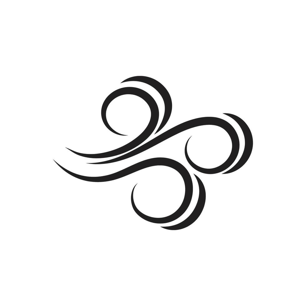 Wind Logo Vektor Symbol Design