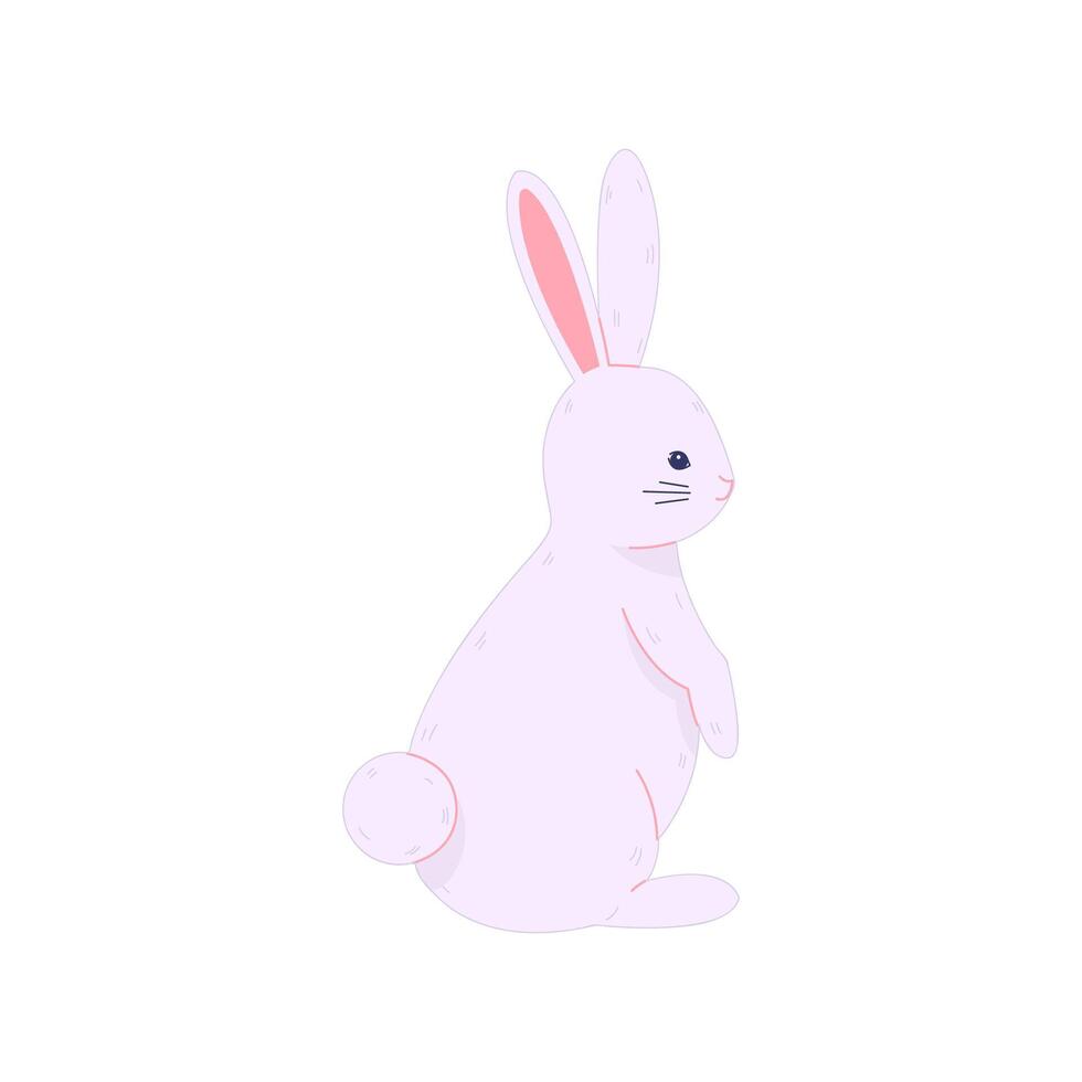 süß Hand gezeichnet Ostern Hase Illustration vektor