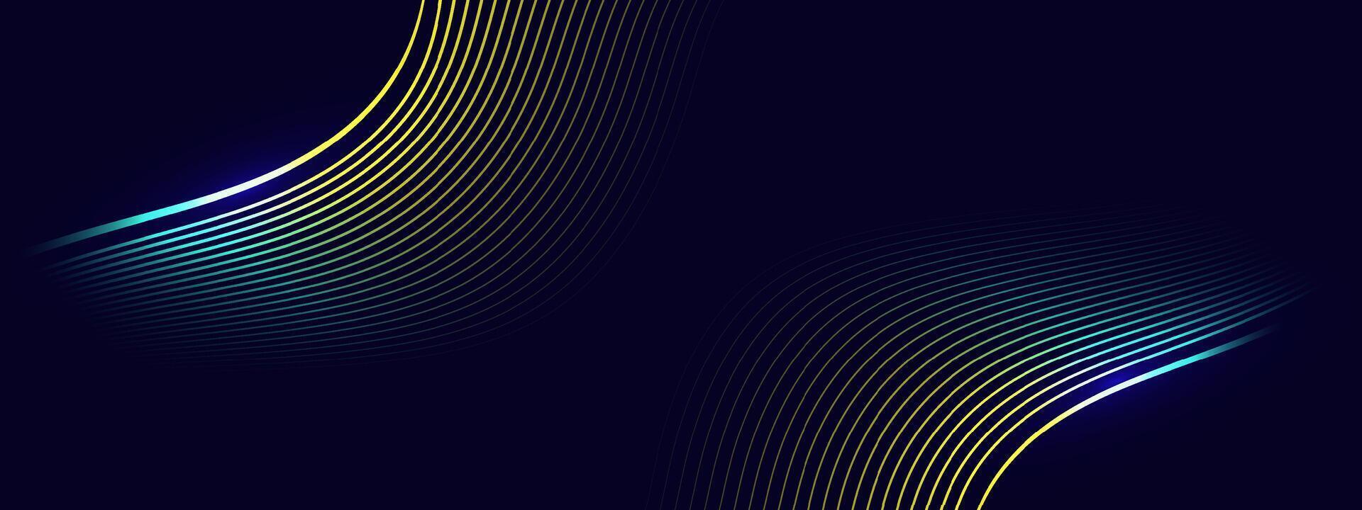 abstrakt Hintergrund mit fließend Linien. dynamisch Wellen. vektor