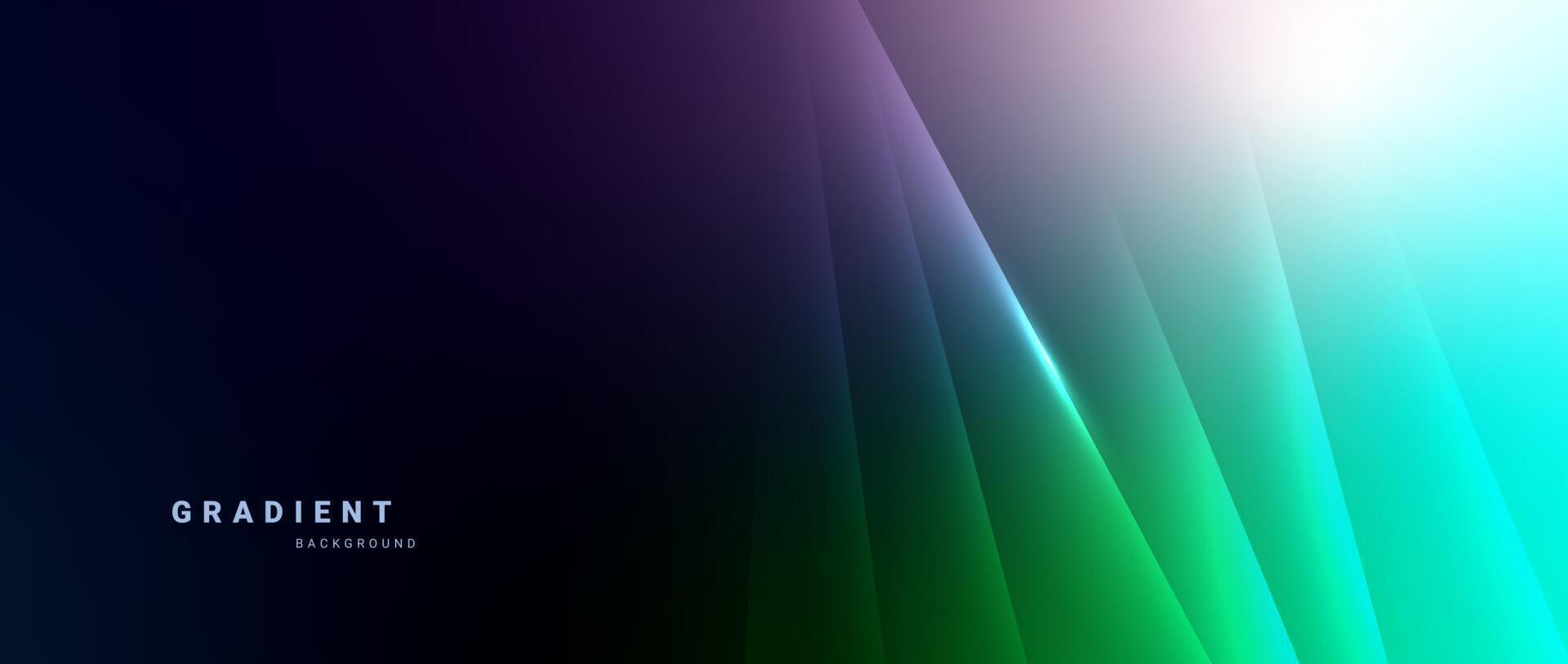 Gradient Hintergrund mit Grün und Blau Farben vektor