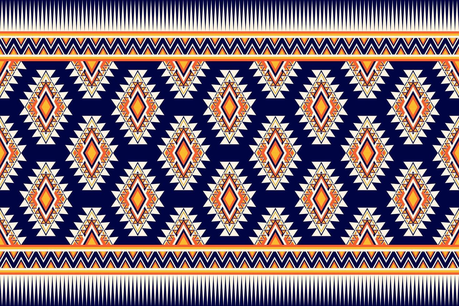 geometrisk etnisk orientalisk sömlös mönster. kan vara Begagnade i tyg design för Kläder, omslag, textil, bakgrund, tapet, batik, matta, broderi stil vektor