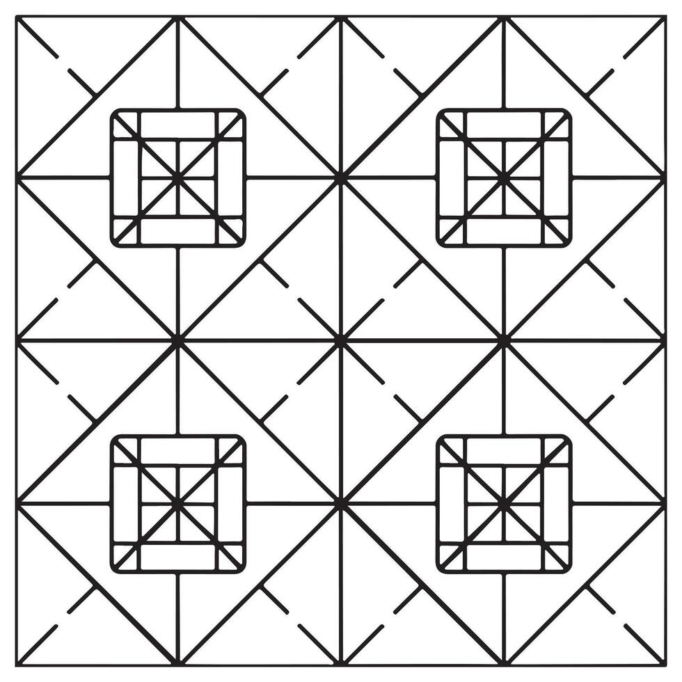 geometrisch Vektor nahtlos Muster auf Weiß Hintergrund