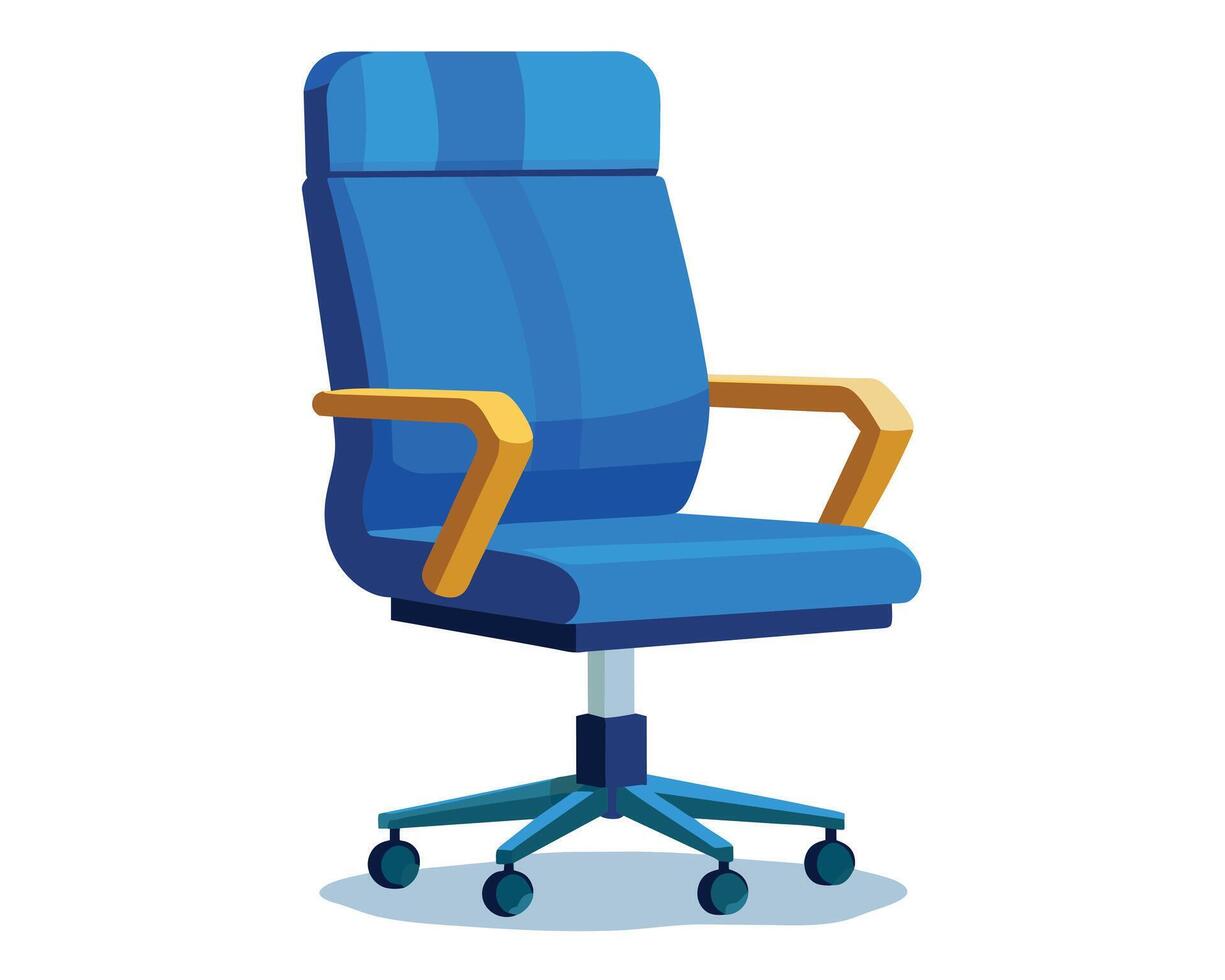 komfortabel Büro Stuhl Vektor Illustration