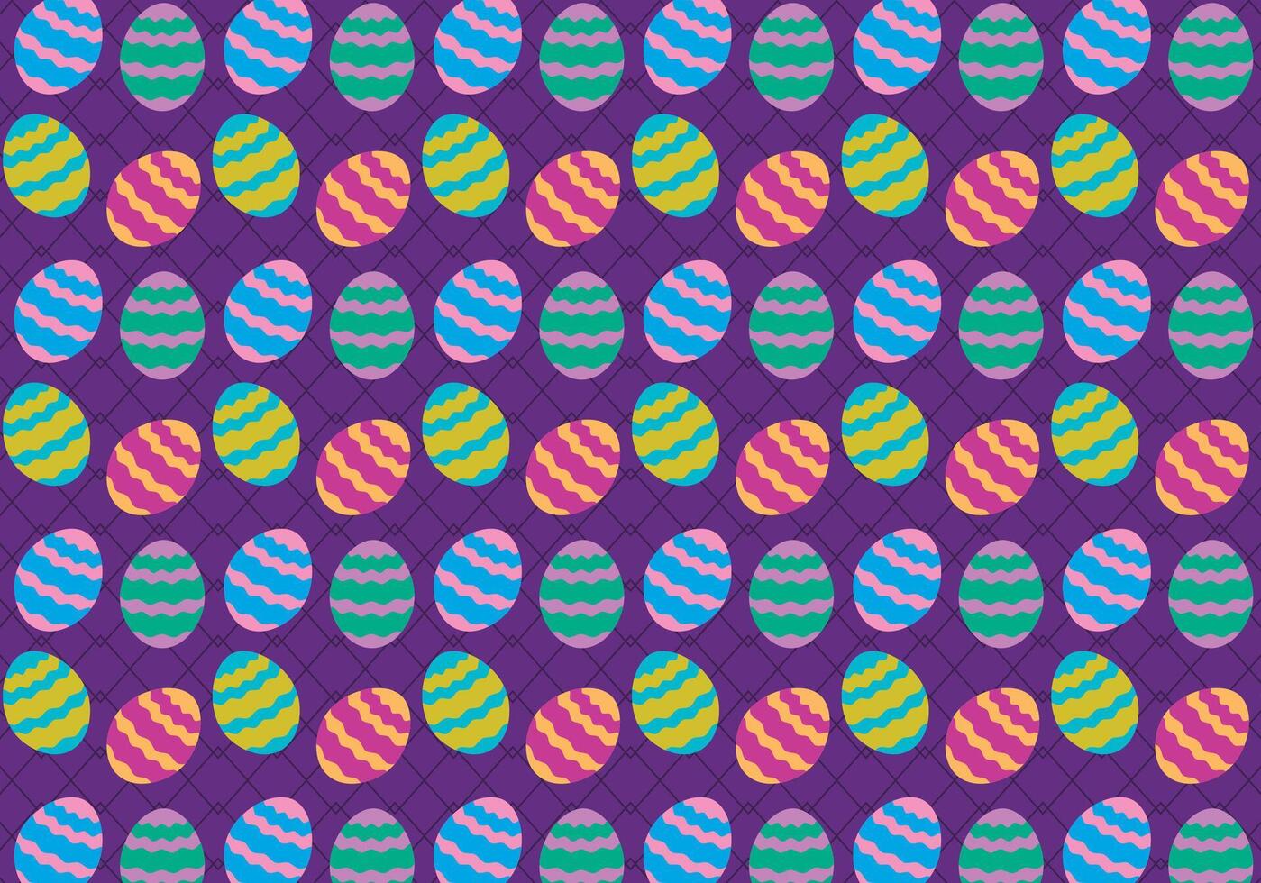 Ostern Ei Vektor Ostern Illustration mit bunt Schokolade Eier zum Designs Muster