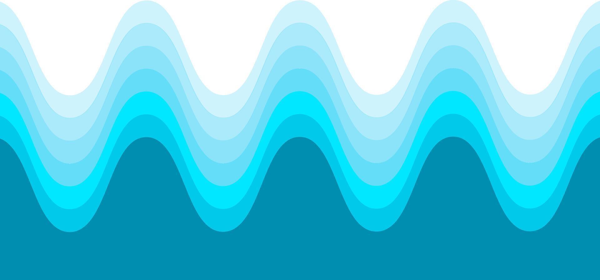 Welle abstrakt Hintergrund Design vektor
