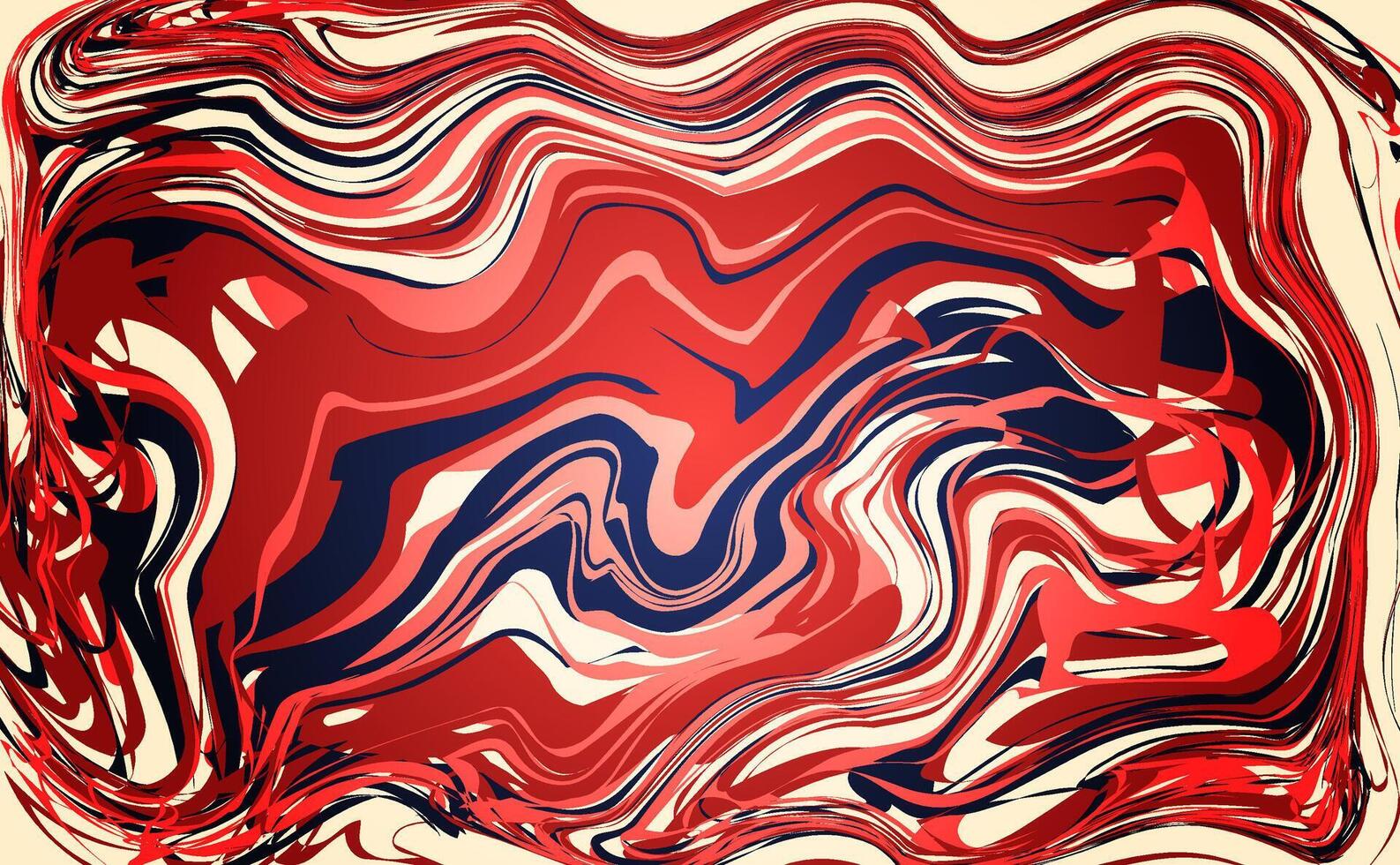 abstrakt Hintergrund mit bunt Wellen. modisch Vektor Illustration im Stil Farbe.