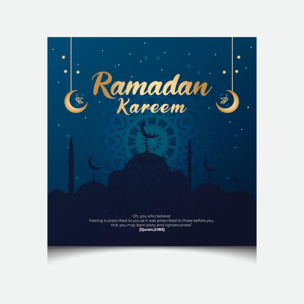 minimal kreativ kommande ramadan social media posta design i 2024, ramadan posta design, helig trettio ramadan dag, ramadan mubarak, ramadan kareem vektor