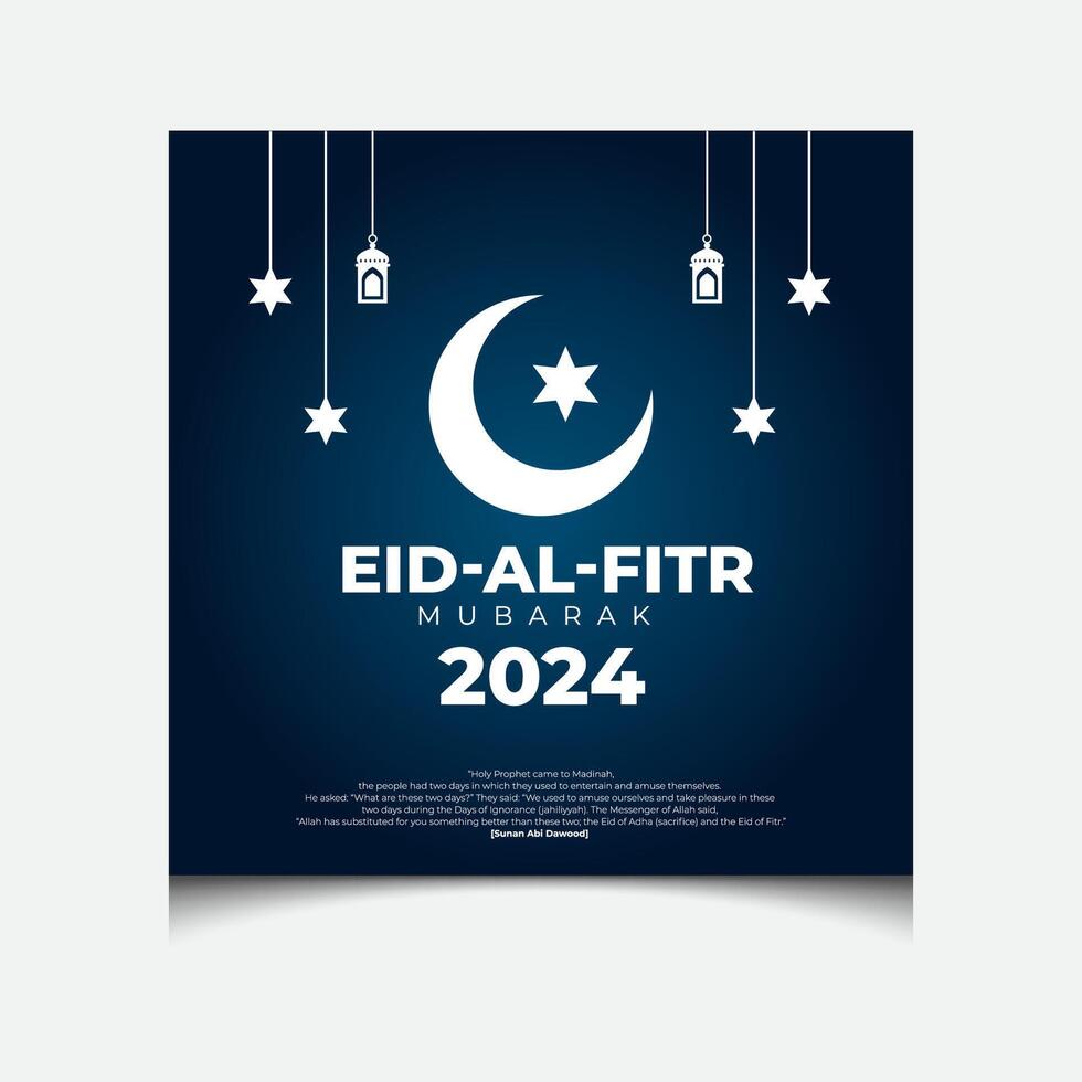 minimal kreativ kommande eid al fitr social media posta design i 2024, eid posta design, islamic festival dag vektor