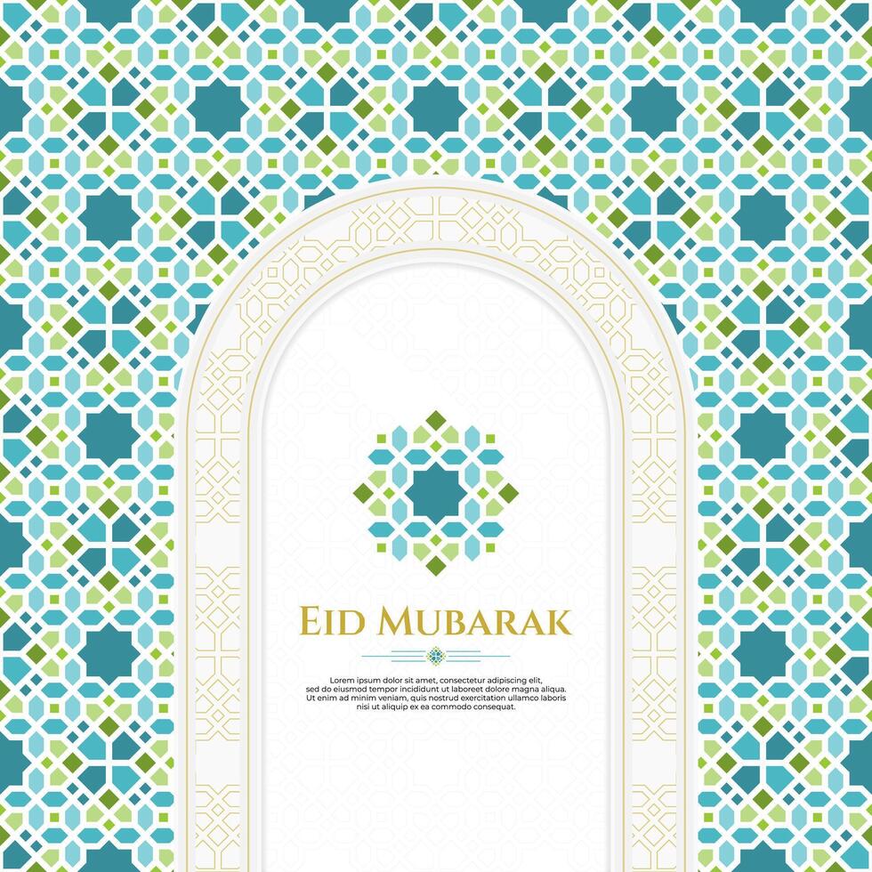 orientalisch Gruß Design zum Kultur oder islamisch Thema, speziell zum Ramadan oder eid Mubarak vektor