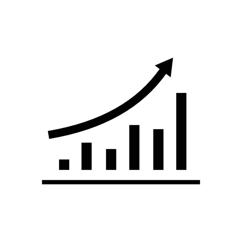 Balkendiagrammsymbol vektor