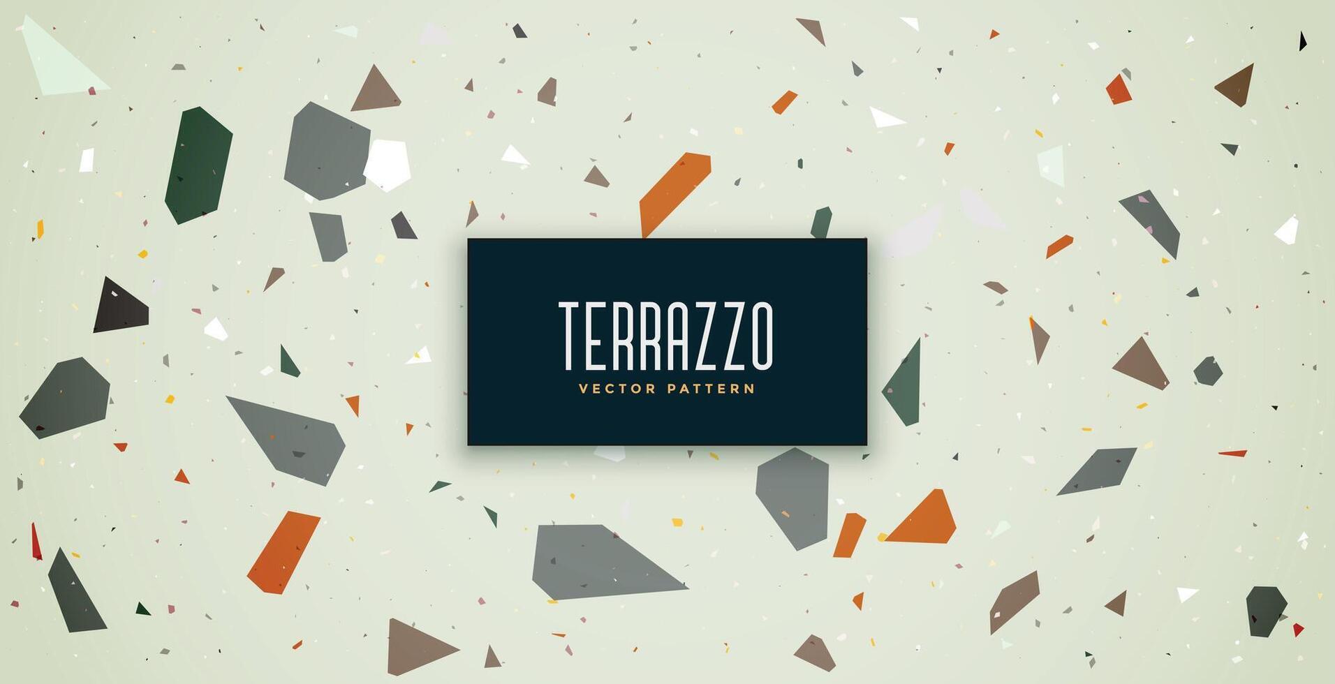 Terrazzo-Muster Textur Bodenfliesen Hintergrunddesign vektor