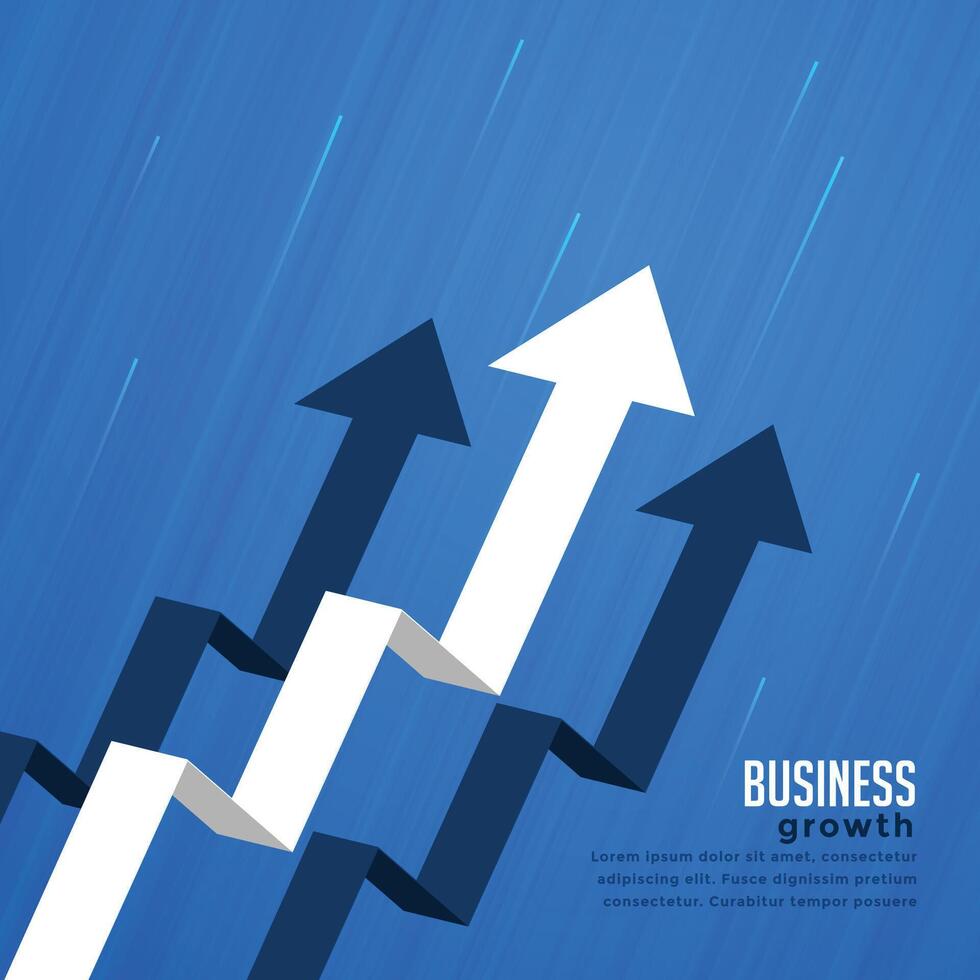 rör på sig framåt och ledande pil begrepp bakgrund vektor