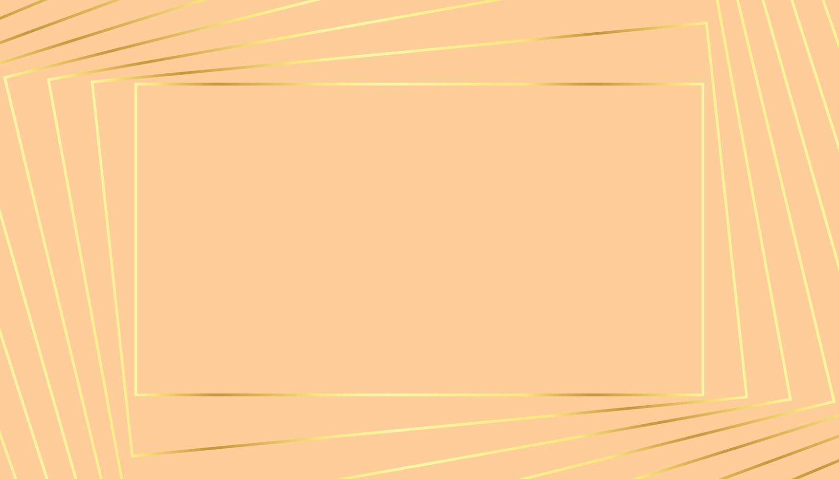 schön Pastell- Hintergrund mit golden geometrisch Linien vektor