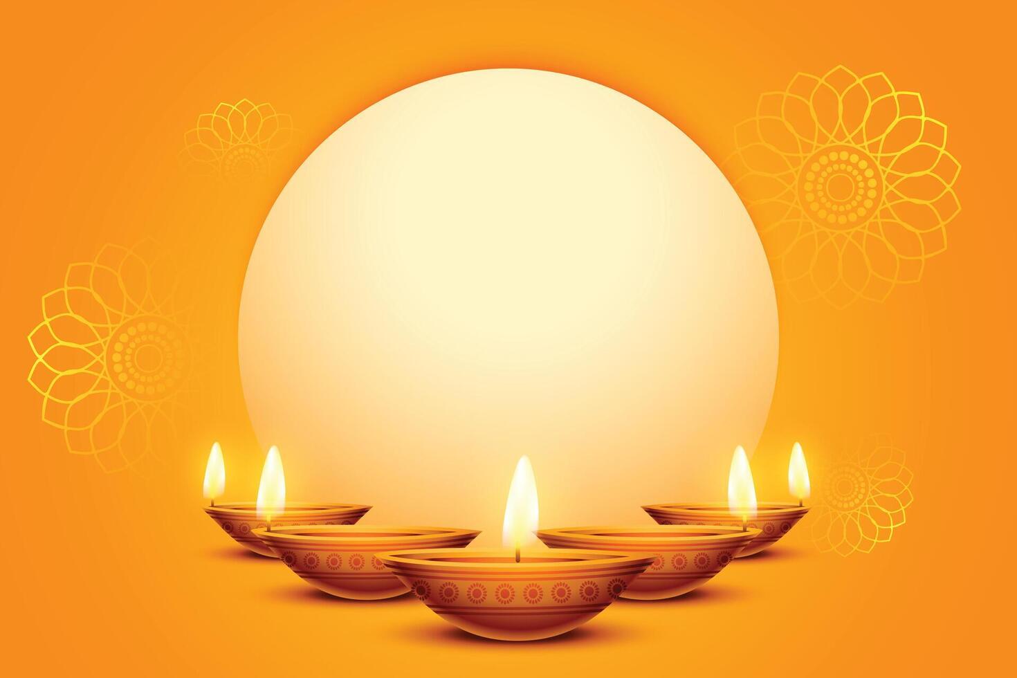 traditionell diwali bakgrund med bild eller text Plats vektor