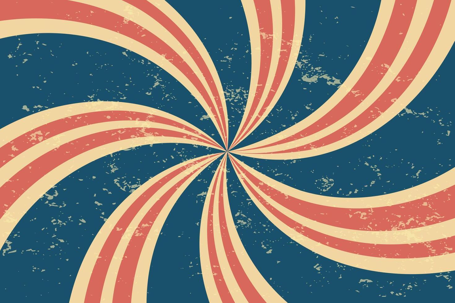 Grunge retro drehen Spiral- Linie Muster Hintergrund vektor