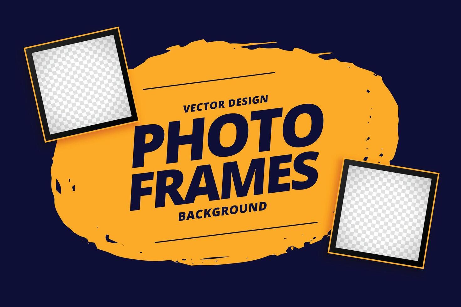 abstrakt Foto Frames mit Grunge Hintergrund vektor