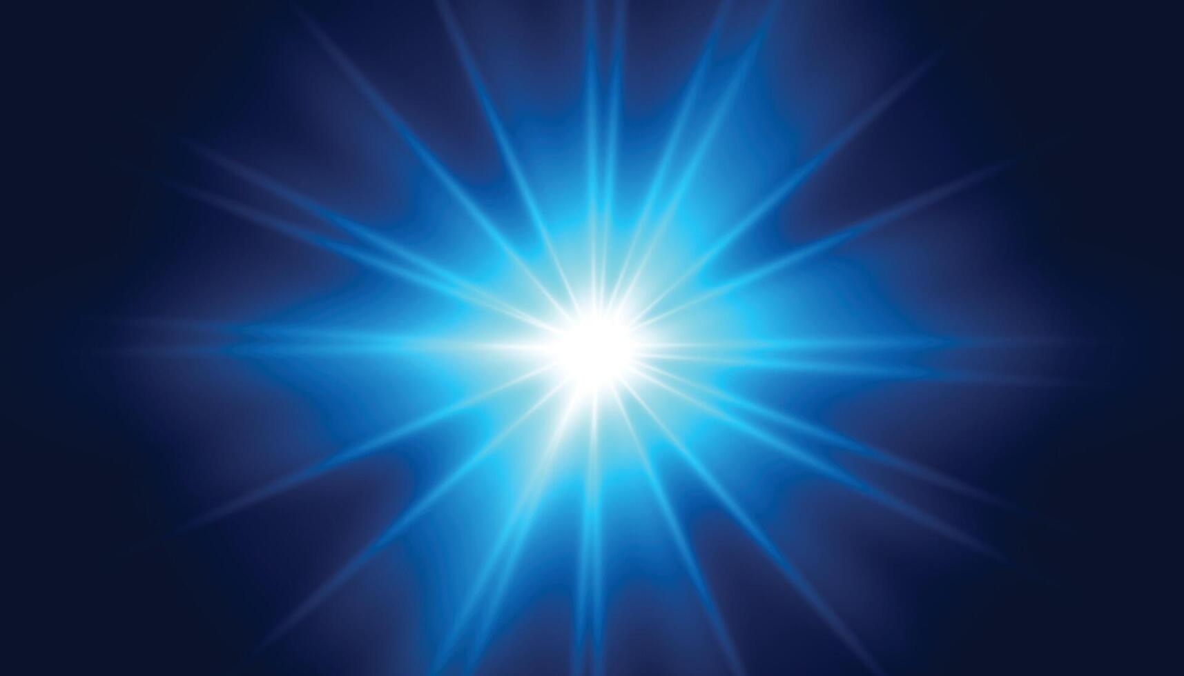 glühend Blau Linse Fackel Licht bewirken Hintergrund Design vektor