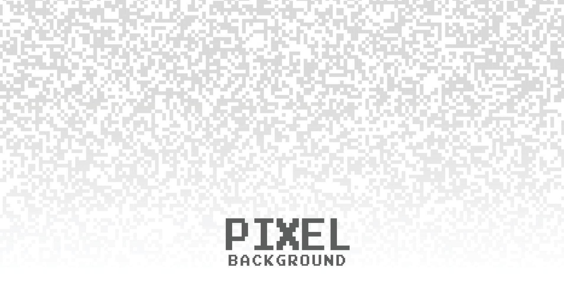 Weiß Hintergrund mit grau Pixel Punkte Muster vektor