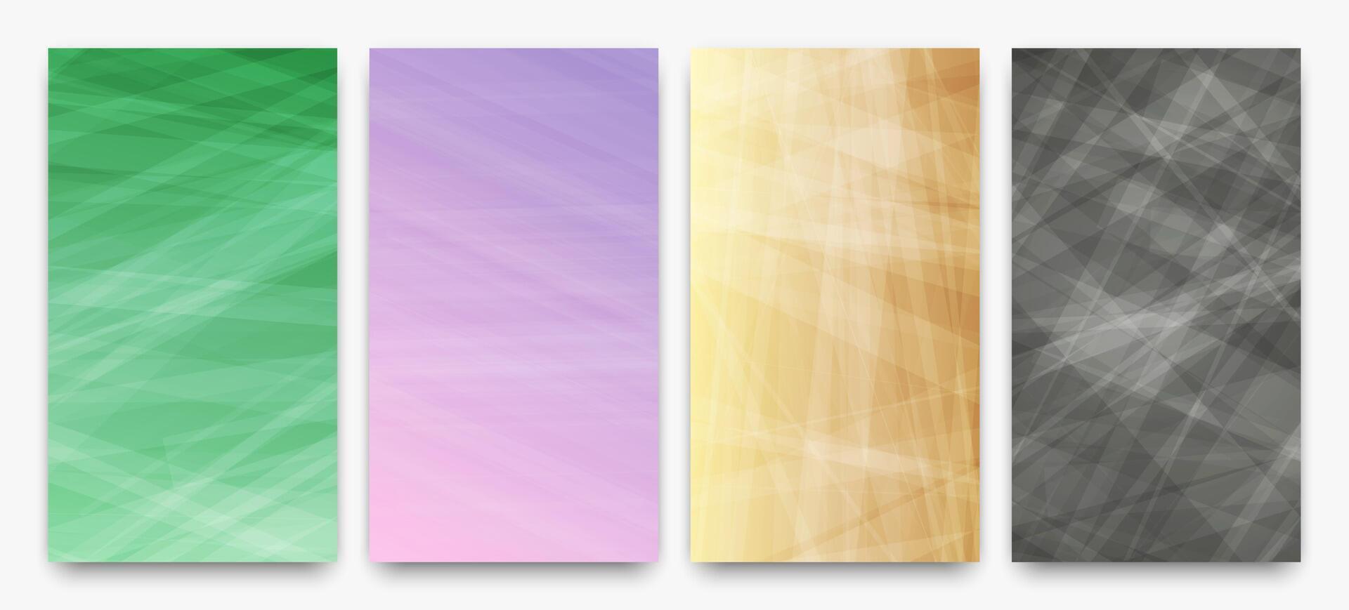 modern bunt Gradient Hintergrund mit Linien vektor