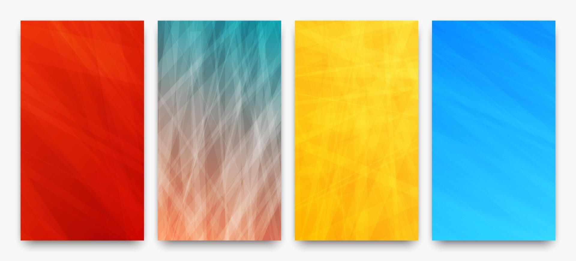 modern bunt Gradient Hintergrund mit Linien vektor