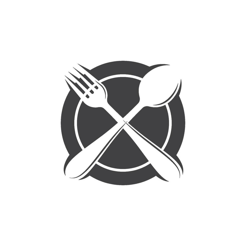 restaurang logotyp ikon vektor
