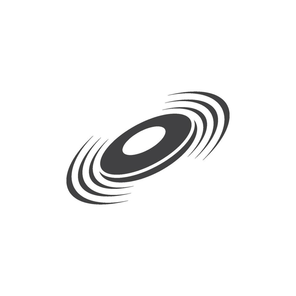 Frisbeescheibe Logo Symbol Vektor