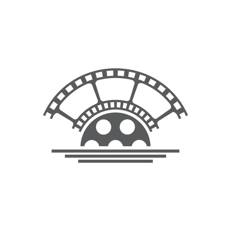 Film Streifen Logo Symbol Vektor