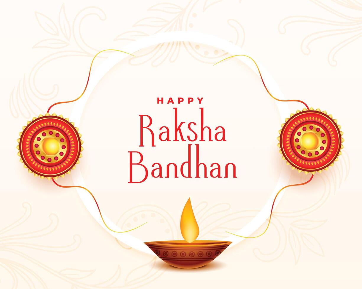 modern Stil Hindu Festival Raksha Bandhan Hintergrund vektor