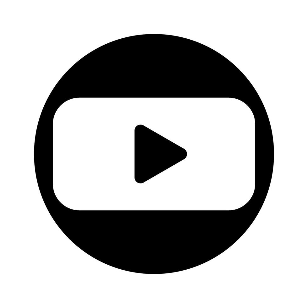 abspielen Video Symbol Vektor. Medien Spieler Illustration unterzeichnen. Video Symbol. abspielen Logo. vektor