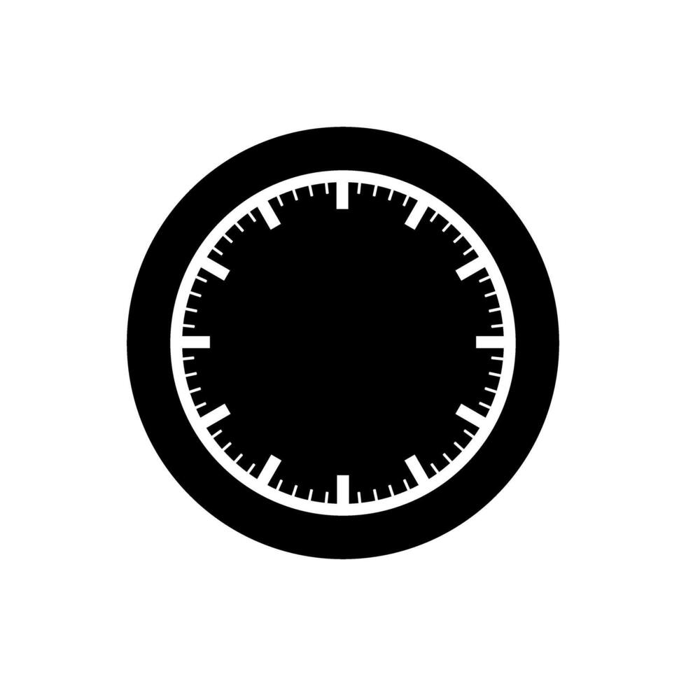 Uhr Symbol Vektor. Zeit Illustration unterzeichnen. Mauer Uhr Symbol. Uhr Logo. vektor