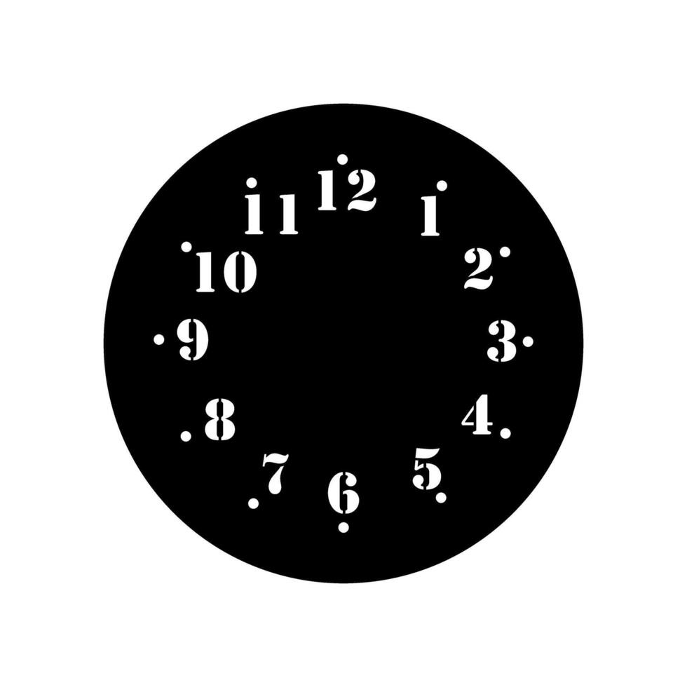 Uhr Symbol Vektor. Zeit Illustration unterzeichnen. Mauer Uhr Symbol. Uhr Logo. vektor