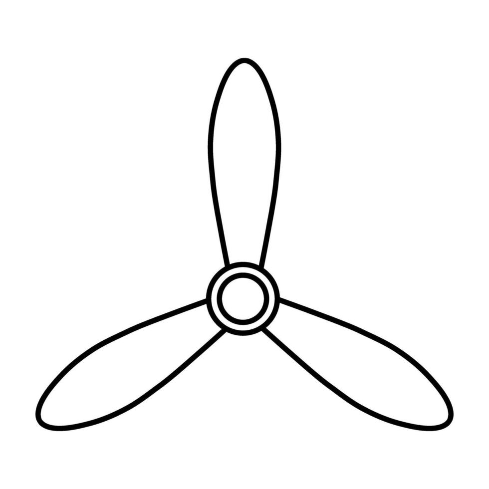 Propeller Symbol Vektor Satz. Schraube Illustration unterzeichnen. Klinge Symbol oder Logo.