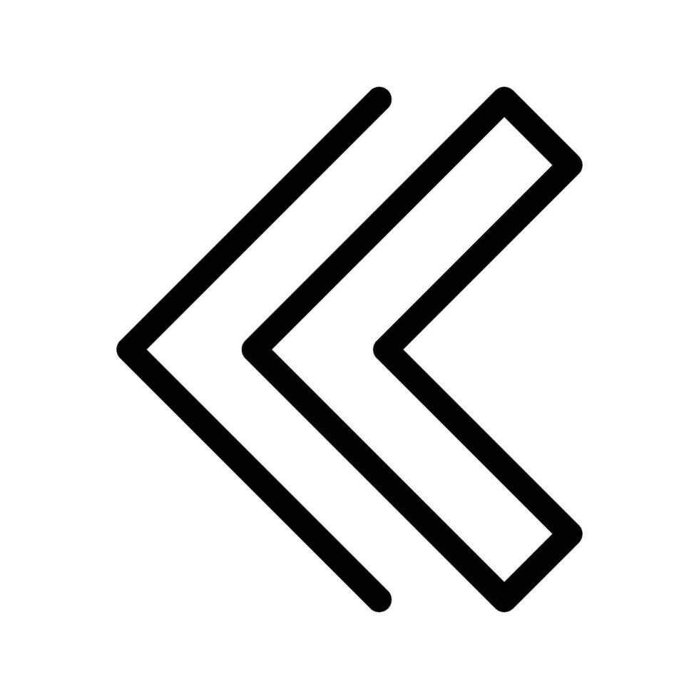 vänster ikon vektor symbol design illustration